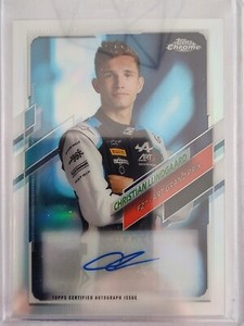 2021 Topps Chrome F1 Christian Lundgaard Refractor Auto Autograph #43/398