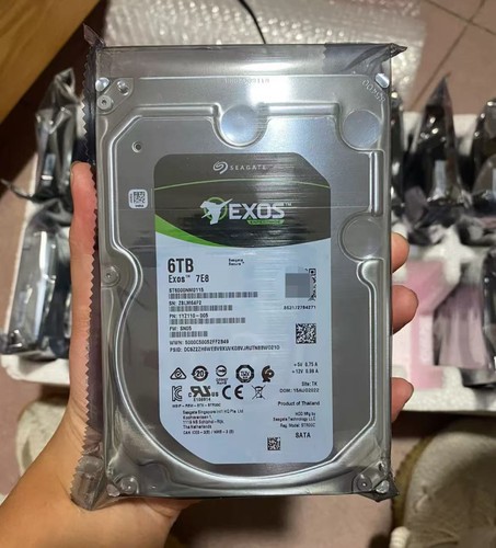 Seagate Exos 7E8 ST6000NM0115 6TB 7.2K RPM 6Gbps 3.5" LFF SATA HDD Hard Drive - Picture 2 of 5
