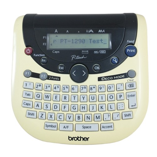 Brother PT1290 Label Thermal Printer Tested and Working No Power Adapter eBay