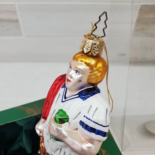 Tennisspieler Glas Weihnachtsschmuck Tschenstochau Galerie poliert mundgeblasen - Bild 23 von 24