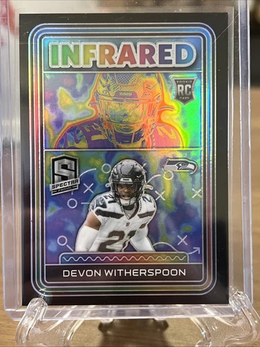 2023 Panini Spectra Devon Witherspoon RC Infrared /99 Seahawks Case Hit