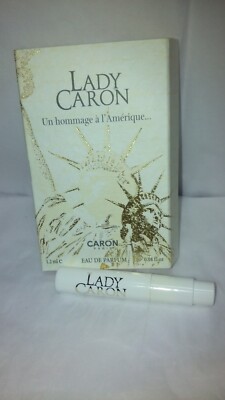 caron lady caron eau sample 1.2 ml new