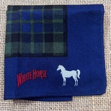 MAN HANDKERCHIEF COTTON ART POCKET SQUARE 16" CLASSIC GREEN BLUE PLAIDS  CHECKS