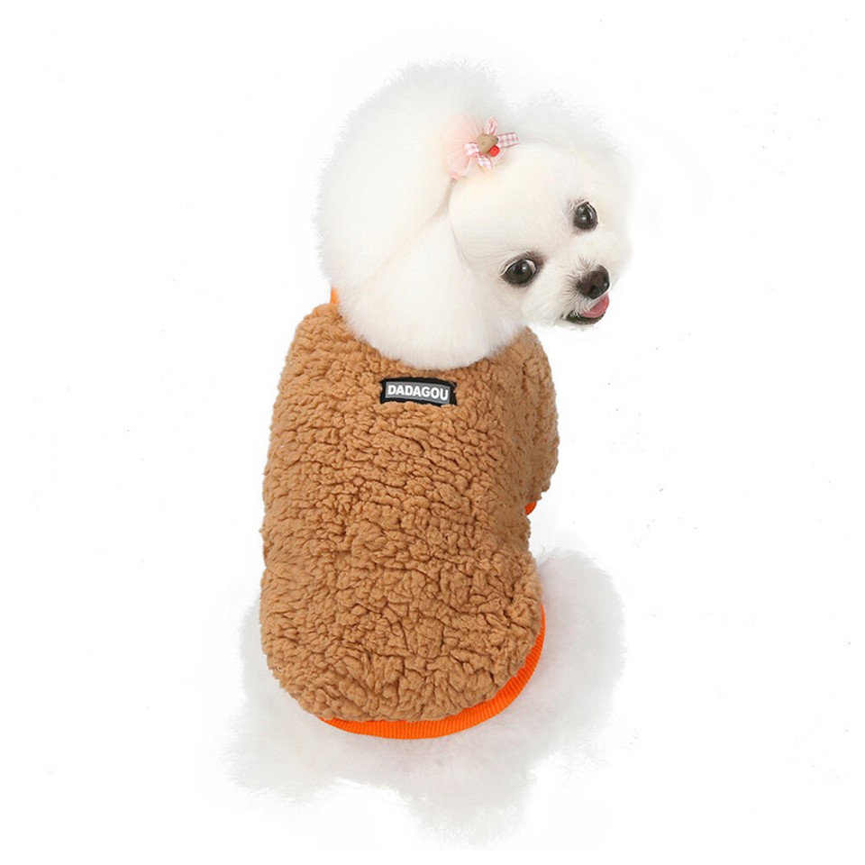 Pet Fleece Clothes Puppy Dog Warm Jumper Sweater Coat Small Yorkie