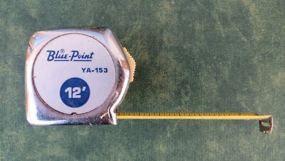 BLUE-POINT BY SNAP ON 12 FUSS STAHL ZOLLSTOCK MASSBAND VERRIEGELUNG FLEXIBEL YA-153