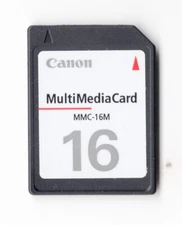 Canon 16MB MEGABYTE MMC MultiMediaCard MMC-16M Camera Memory Card