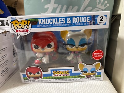 Funko Pop! Sonic the Hedgehog Knuckles & Rouge 2-Pack GameStop Exclusive