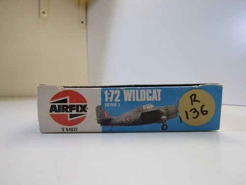 Airfix 1:72 Scale Grumman Wildcat Vl Model Kit # 9 61037 - Vintage Kit - Picture 6 of 6