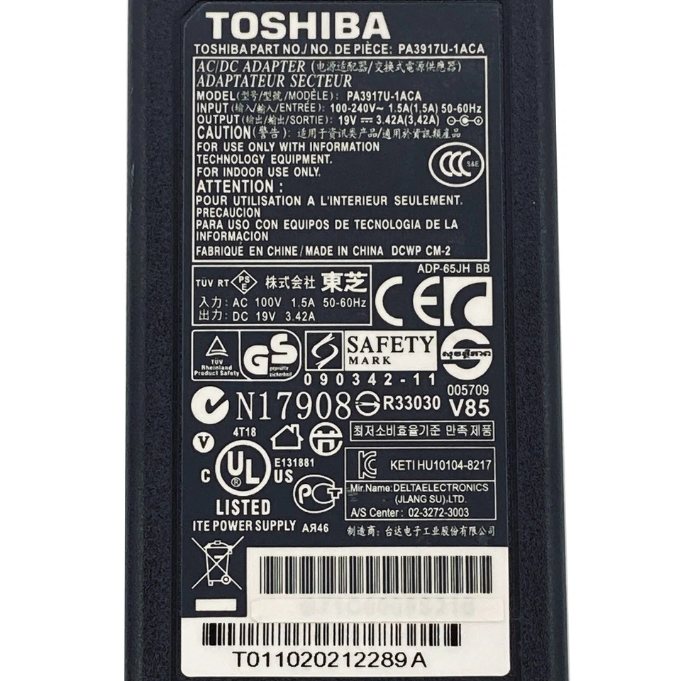 OEM Adapter for Toshiba Satellite Radius 15 P50-C P50T-C P50W P55W P50W-C P50W-B - image 2 of 4
