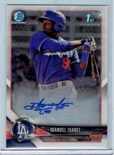 IBANDEL ISABEL 2018 Bowman Chrome RC AUTO #CPA-11 Angels