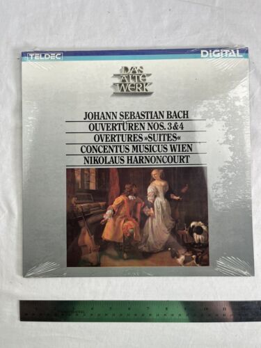 J. S. Bach - Harnoncourt, Concentus Musicus: Ouvertüren 3&4 (Teldec) neu versiegelt