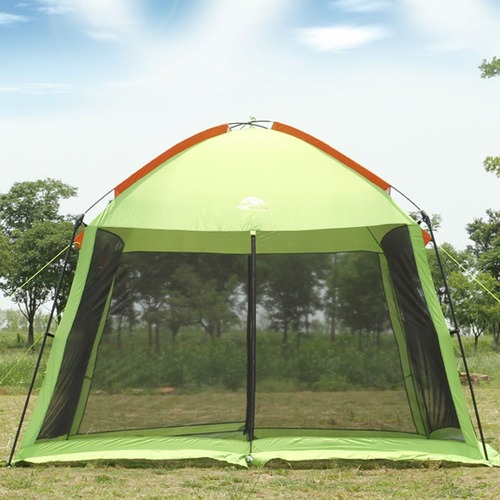 Single Layer 320*320*240cm Ultralarge 4-8 person Beach Camping Tents Sun Shelter