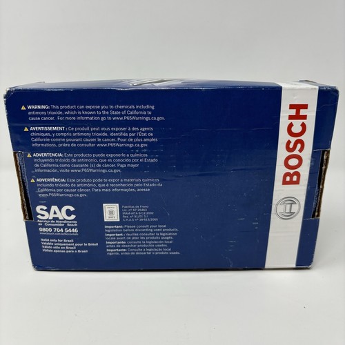 Disc Brake Pad Set-Blue Brake Pads with Hardware Front Bosch BE830H -NEW- - Bild 8 von 11