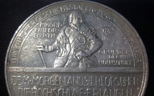 Germany 1925 Medal Kronprinz Rupprecht von Bayern, very rare - Picture 10 of 11