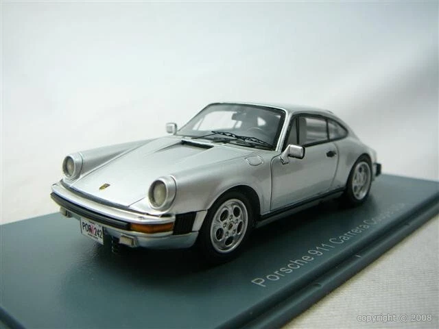 NEO SCALE MODELS 1/43 43242 PORSCHE 911 CARRERA COUPE USA 1985 Argento silver - Immagine 3 di 4