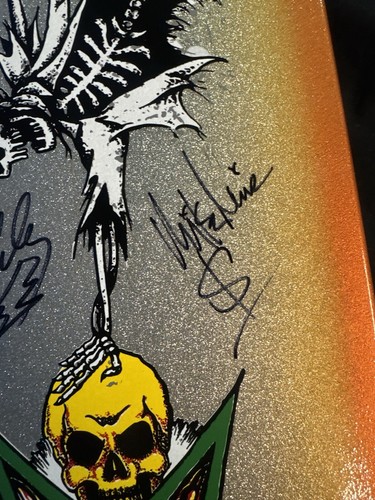 UBER RARE SIGNED Mike Vallely Suicidal Muir Dogtown Skateboard Deck AUTOGRAPHED - Picture 7 of 13