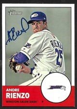2012 HERITAGE #109  Andre Rienzo  CHICAGO WHITE SOX  SIGNED AUTOGRAPH AUTO COA