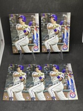 Nick Solak 5 RC Lot 2020 Topps Series 1 Rookie Card #166 Texas Rangers