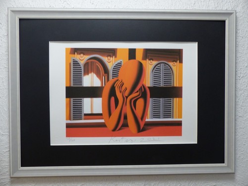 KOSTABI Lithographie 35x50cm signiert , limitiert im wertigen Holzrahmen - Picture 2 of 5
