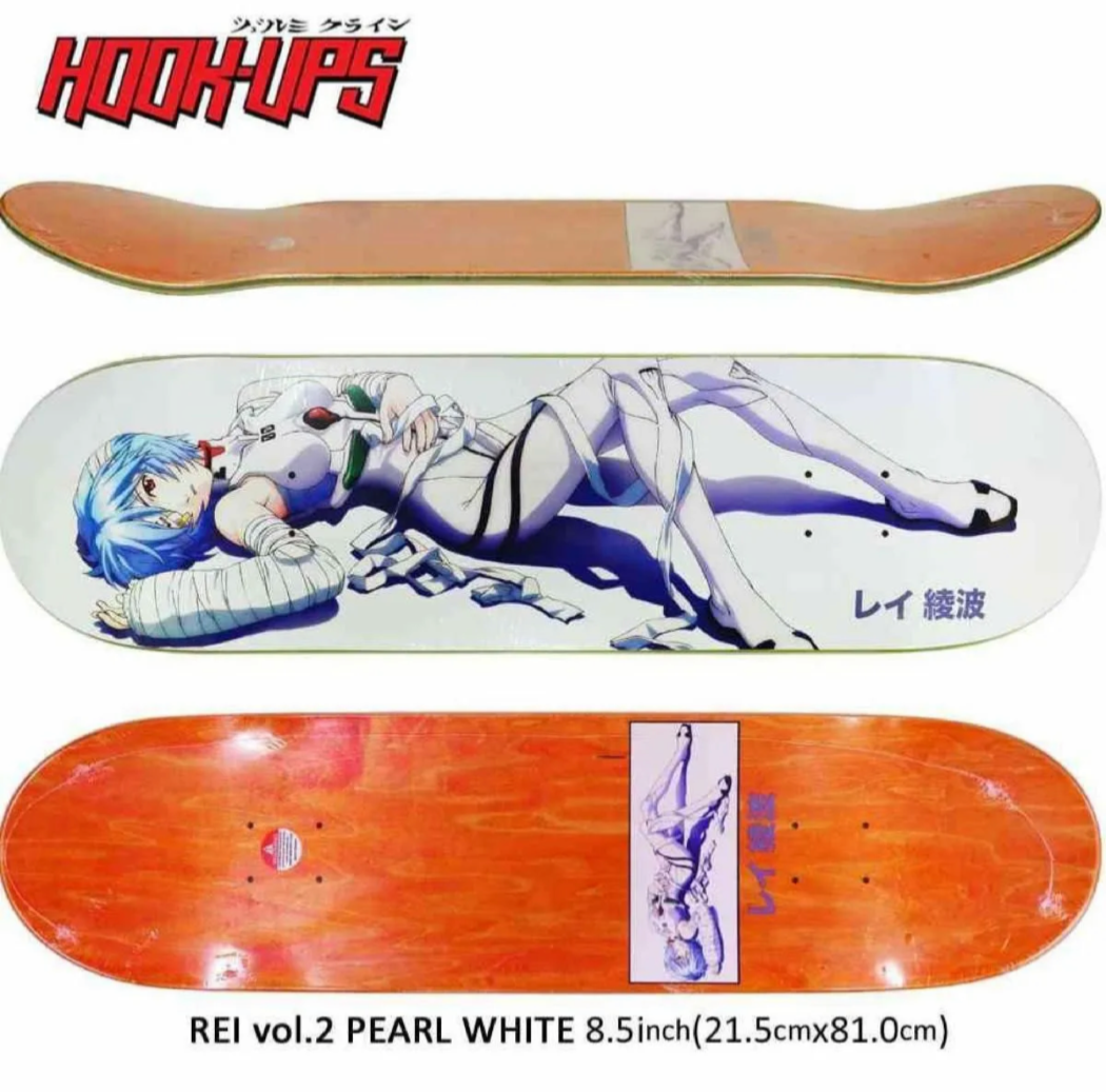 Hook-Ups REI vol.2 PEARL White 8.5inch Skateboard Deck