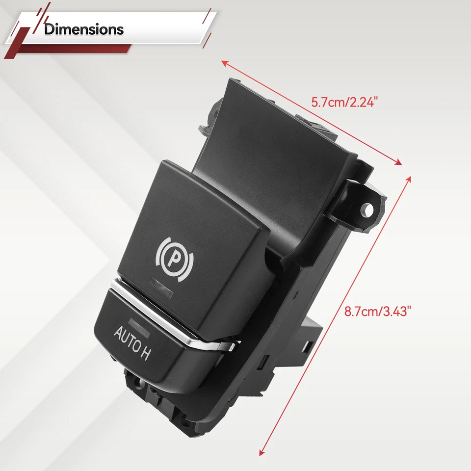 Electric Parking Handbrake Brake Switch Button For BMW 5 Series F10 F11 2009-18 - Image 2 of 4