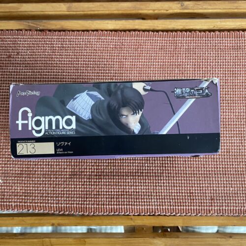 Max Factory Levi Ackerman Attack on Titan Figma 213 Actionfigur OVP - Bild 5 von 8