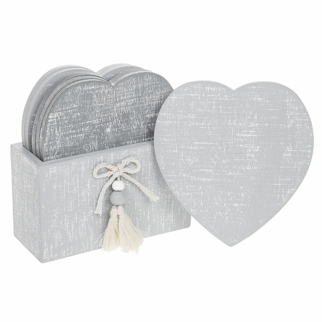 Provence Cool Grey 6 Coasters