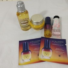 L'Occitane Anti-Aging Skin Care Serum, Divine Cream ..Travel Set x4 Sample 2