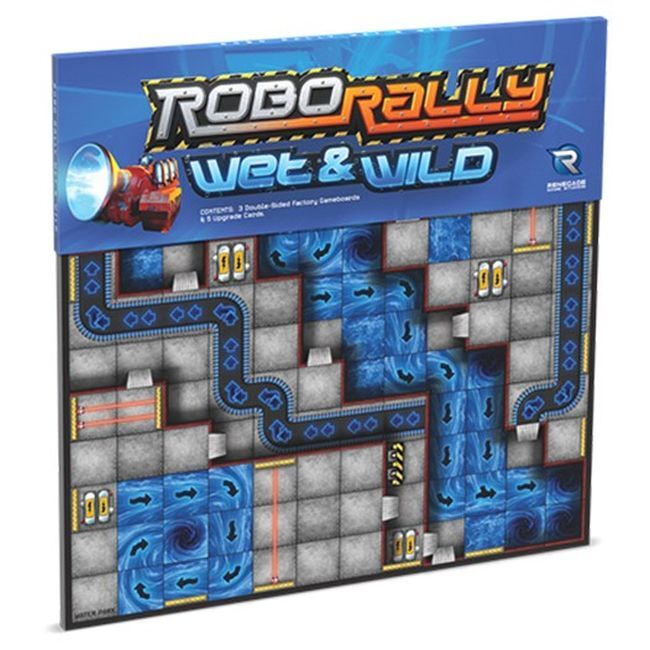 Robo Rally Board Game: Wet & Wild Expansion by Renegade Games Roborally