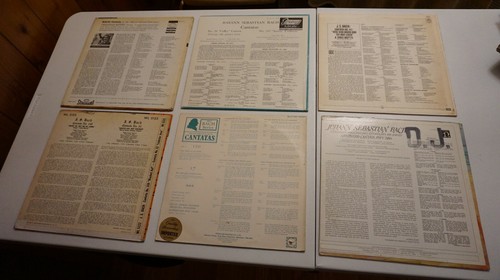 Lot 6 Bach Cantatas No 211 203 LP Turnabout TV 34071S Ocker Galling Messlinger+5 - Picture 6 of 12