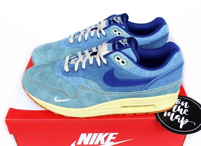 Nike Air Max 1 Premium PRM Dirty Denim Blue UK 13 US EUR 48 DV3050-300 NEU