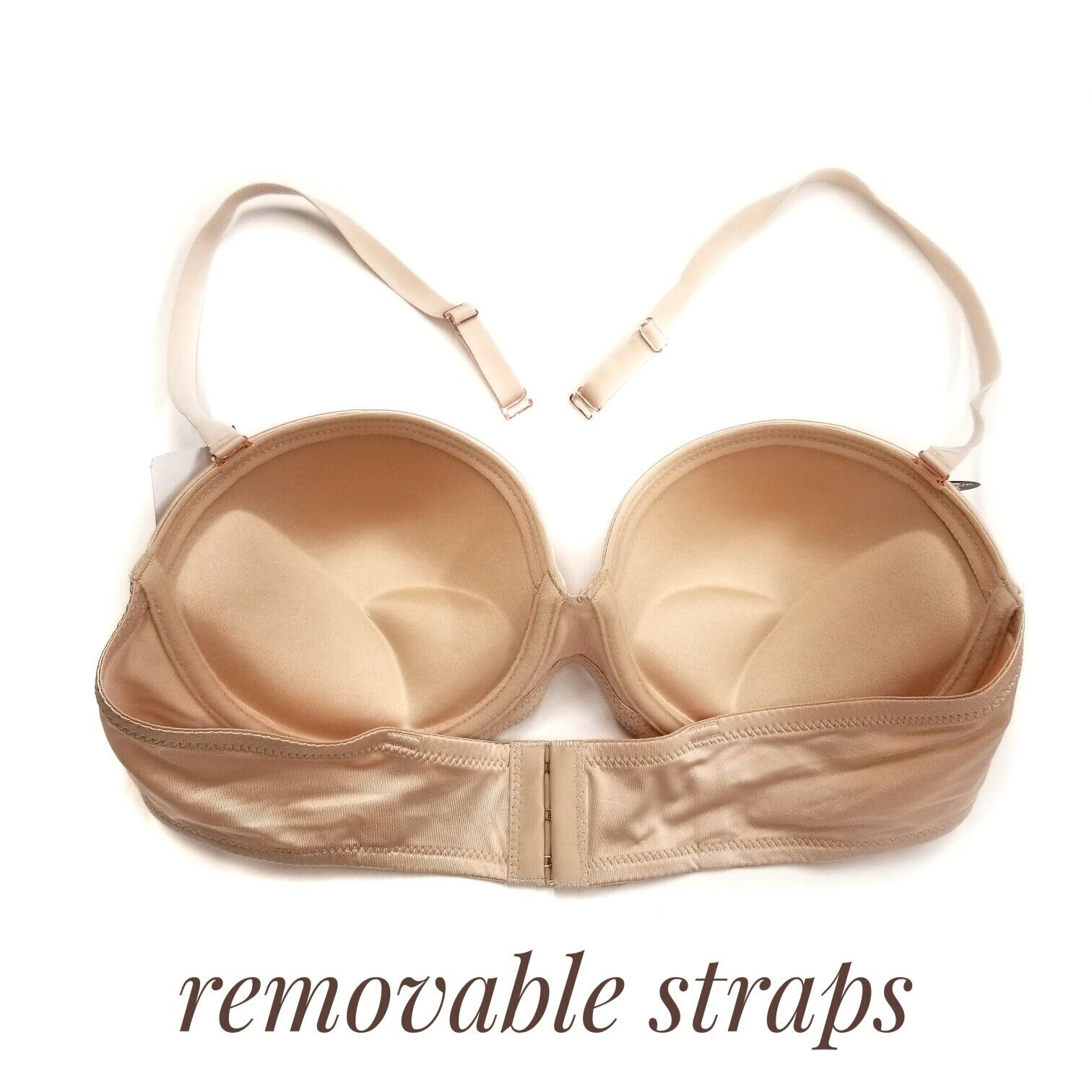 Youmita Satin Push up Removable Strap Silicone on Band & Cup 3Hook Strapless  Bra - AbuMaizar Dental Roots Clinic