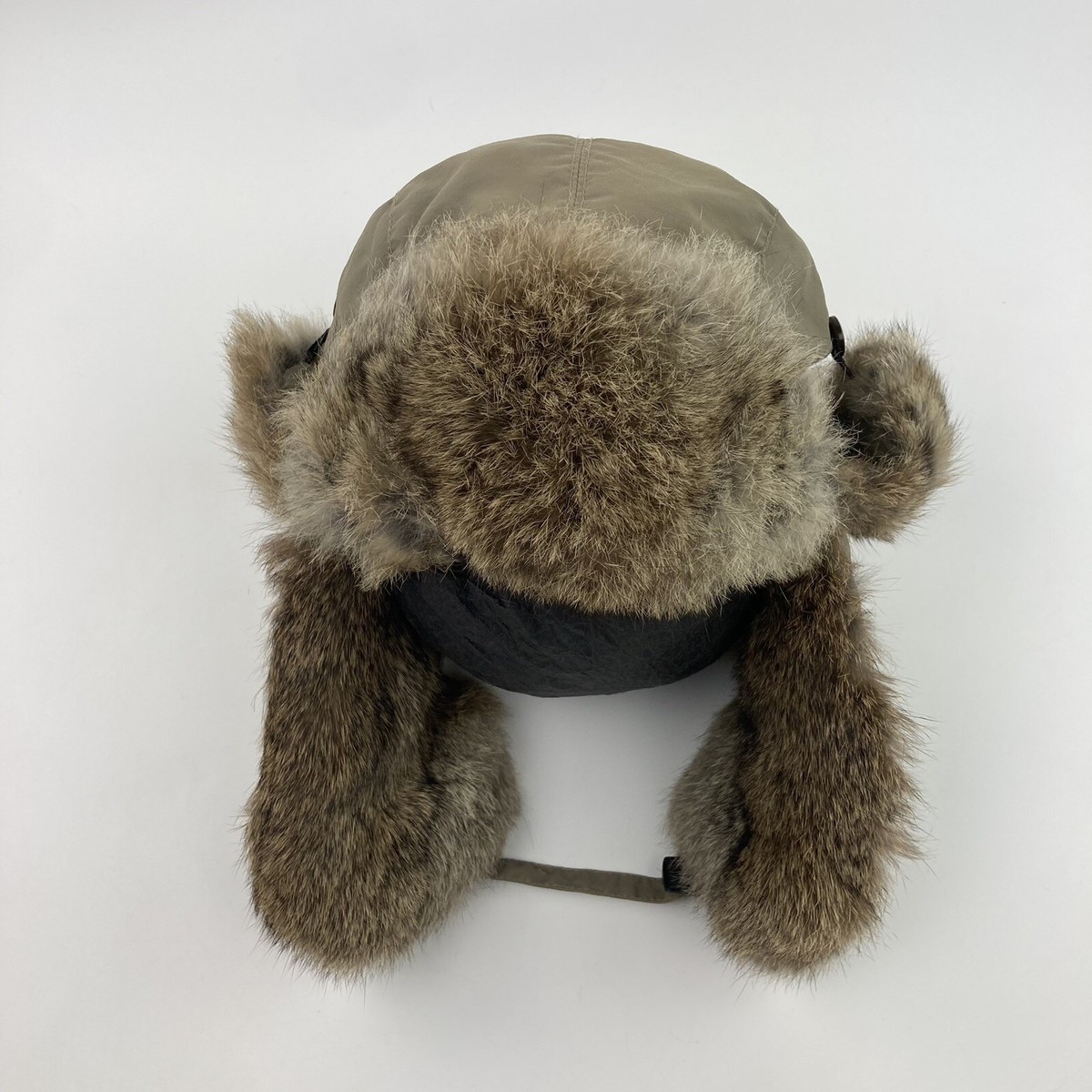 Wigens Swedish Design Rabbit Fur Hunting Ear Flap Hat Size 58