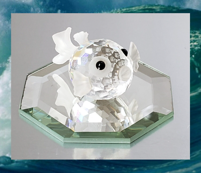 Swarovski Crystal South Sea Blowfish 3/4