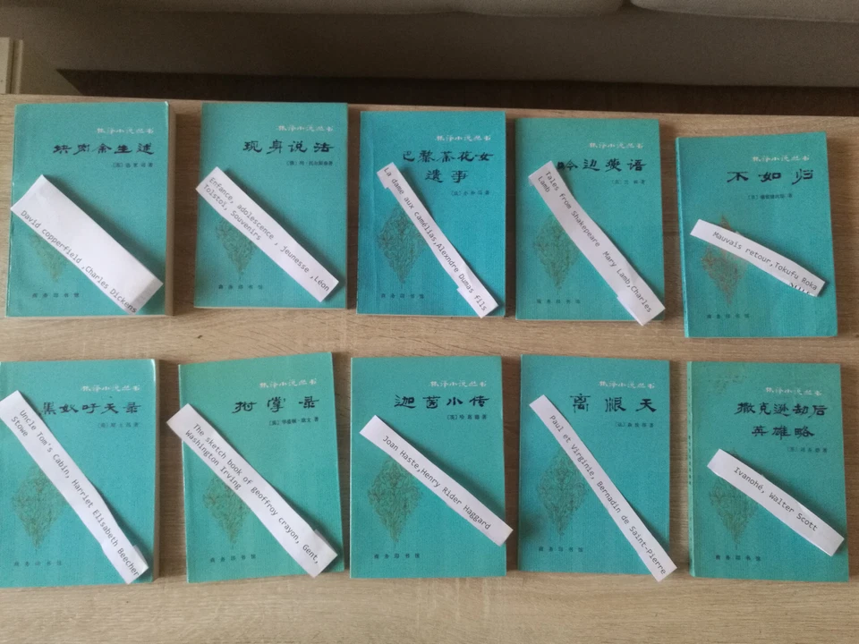 Collection des classiques début XXe traduit en chinois 10 livres - Photo 1/4