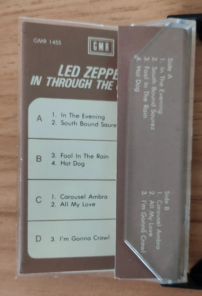 Led Zeppelin In Through The Out Door Rare Singapore Cassette Tape - Image 2 of 3