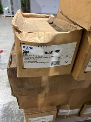 Eaton DH361UR 30 Amp 600V nicht abschmelzbar 3 Phasen 3R Sicherheitsschalter Trennschalter