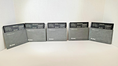 LOTUS 123 Rel 2 Software (1985) 5 1/4'' Floppy 1985 Computer Program Disks Only