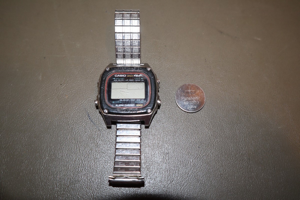 Casio DW-1000 Vintage Digital Watch 35mm Working A2978 for Casio DW-1000 Vintage Digital Watch 35mm Working A2978 for
