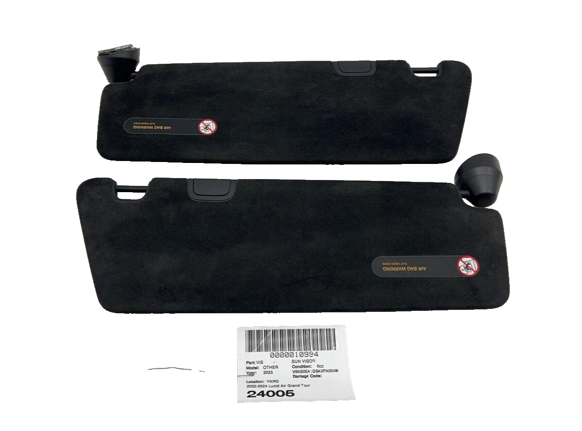 ⭕ 22-24 Lucid Air Grand Touring PAIR Left & Right Sunvisor