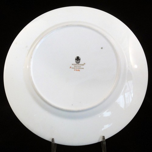 WEDGWOOD FLORENTINE TURQUOISE Salad Plate 8" Plain Centre Vintage made England - Picture 2 of 2