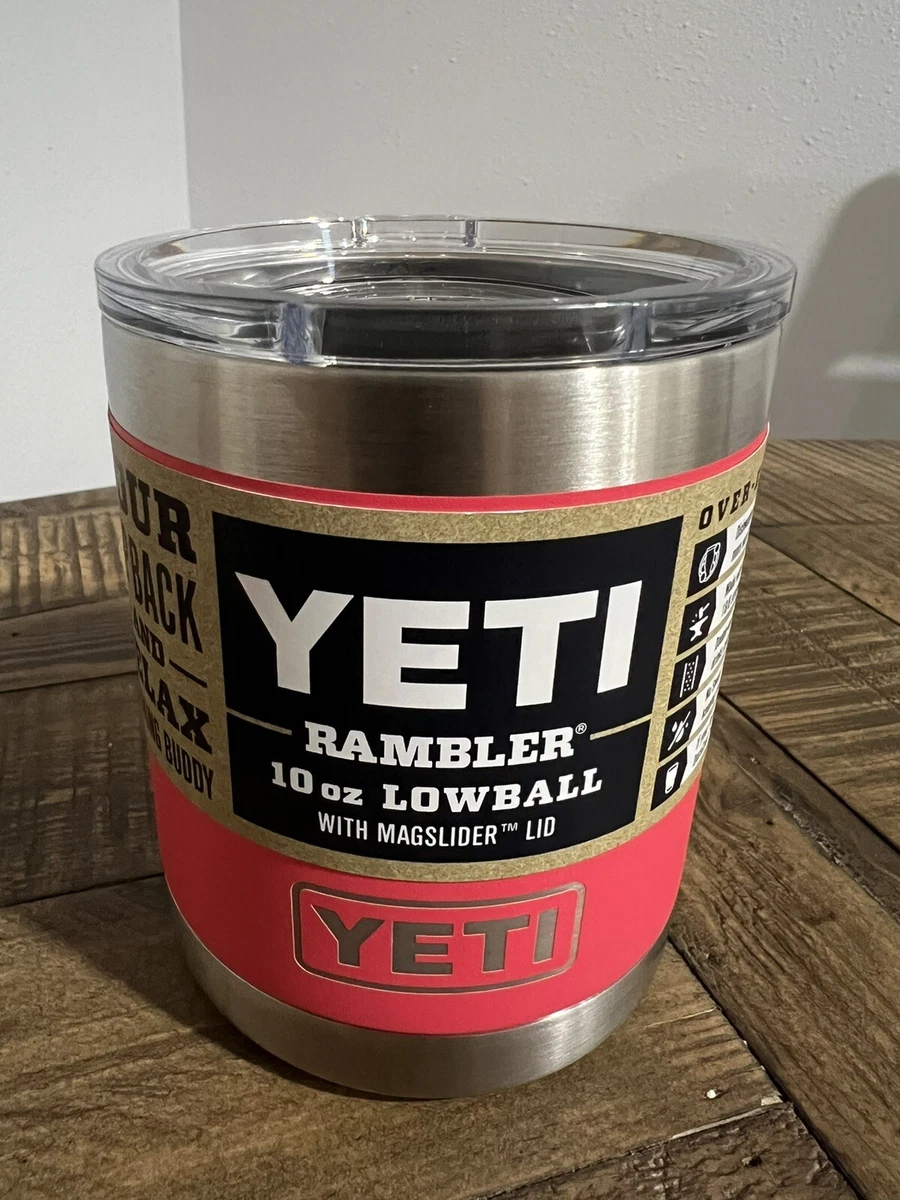 YETI 10oz Rambler Tumbler in Bimini Pink Yeti