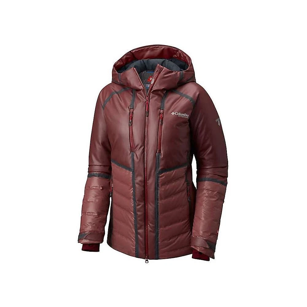 Columbia Ex Diamond Piste OUTDRY 800 Down Jacket OMNI-HEAT $650, Sz S, NWT!