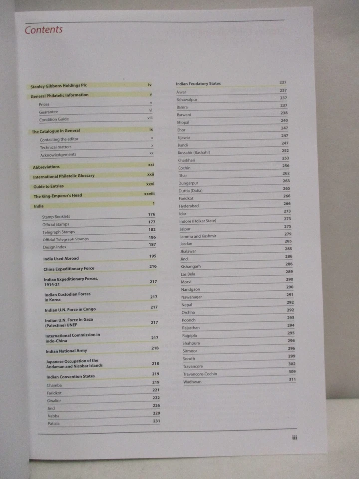 Stanley Gibbons Commonwealth Stamp Catalog India 6th Edition 2023 Softcover - Image 3 of 4