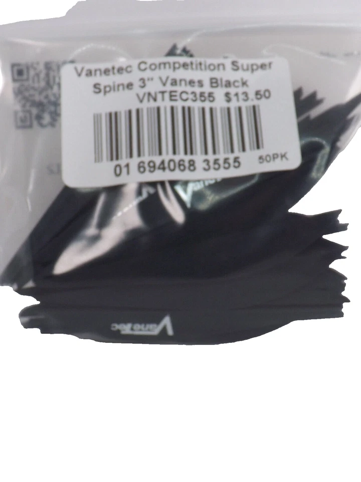 VANETEC PALETAS FLECHA 3" PULGADAS SUPER LOMO NEGRO/LOGO VNTEC355 Foto 3 de 3