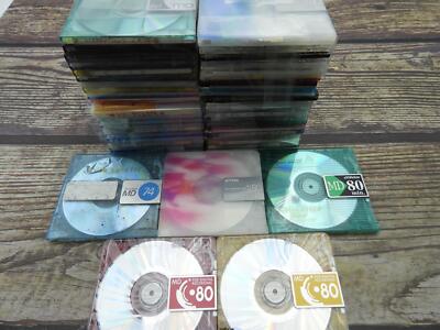 Without Case Lot of 50 MD disks Mini Discs Has been recorded 74/80 min fromJapan