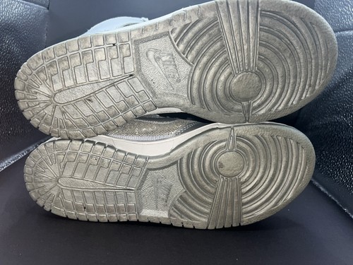 Nike Dunk High Metallic Silver Glitter Damenschuhe Größe 7 Nike ohne Karton - Bild 12 von 12