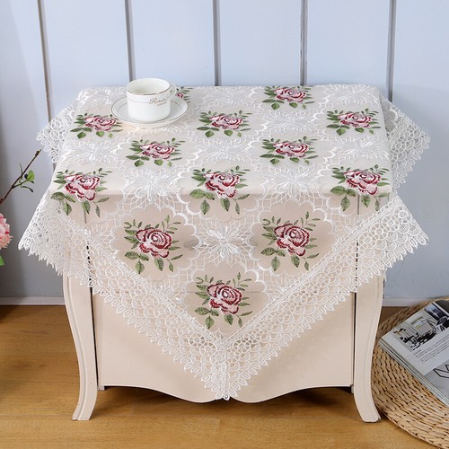 Tablecloth Embroidered Lace Table Cloth Cover Household Wedding Party Home Decor - Bild 10 von 15