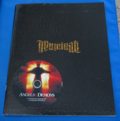 Angels & Demons CD-Rom w/featurette 13 pp Illuminati booklet Dan Brown Tom Hanks