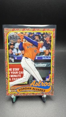 2024 Topps Japan Edition - 1989 Topps Baseball Yordan Alvarez #89J-17 Gold 08/25